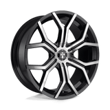 DUB S209 Royalty 22x9.5 +32 Gloss Machined Double Dark Tint premium Euro wheel