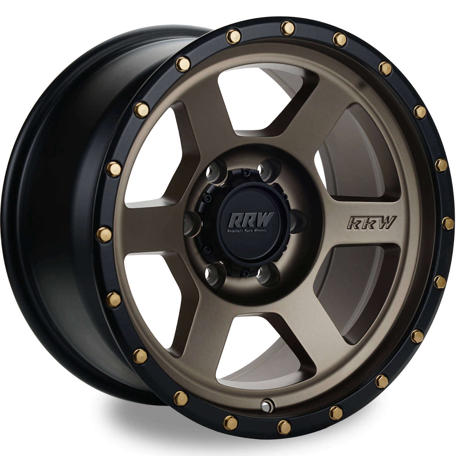 RRW RR4-V Matte Bronze with a Matte Black Lip and Gold Bolts