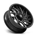 Fuel UTV D741 Runner 18x7 Gloss Black Milled premium UTV wheel 4x137