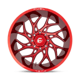 Fuel 1PC D742 RUNNER 20x10 -18mm Candy Red Milled