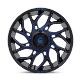 Fuel UTV D778 Runner 20x7 Gloss Black Milled Candy Blue UTV wheel