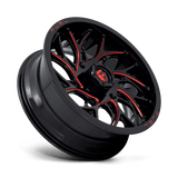 Fuel UTV D779 Runner 18x7 Gloss Black Milled Candy Red UTV wheel