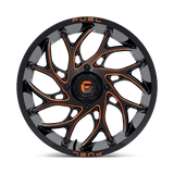 Fuel UTV D780 Runner 20x7 Gloss Black Milled Orange UTV wheel