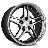 MRR RW2 19x9.5 Black Chrome Lip premium Euro wheel