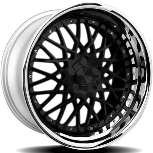 Rennen CSL-5 Gloss Black with a Chrome Stainless Steel Lip