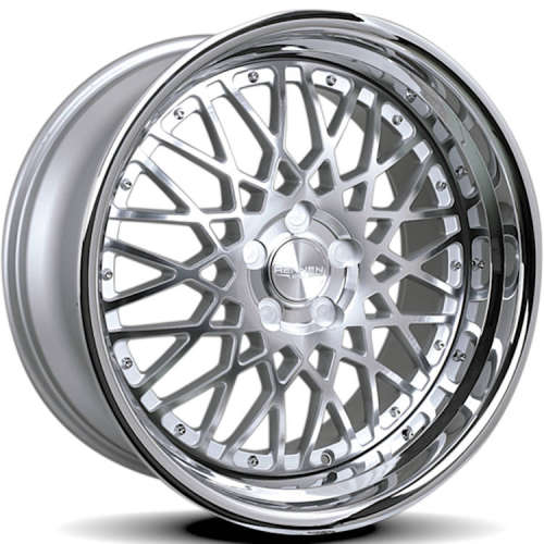 Rennen CSL-5 Silver with a Chrome Stainless Steel Lip