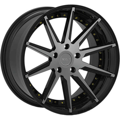 Rennen CSL-6 Semi Gloss Black with Machined Spoke Faces