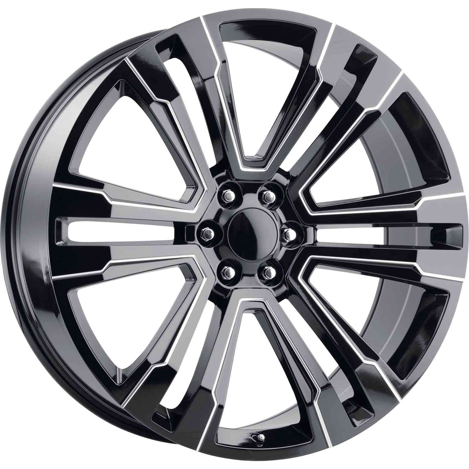 Replica Tech RT4 Gloss Black with Milled Spoke Edges