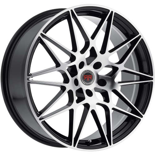 Revolution Racing RR11 Black with Machined Spoke Faces and Outer Lip