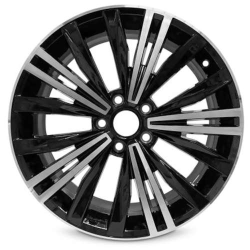 Road Ready RRW-70039 Gloss Black with Machined Spoke Faces