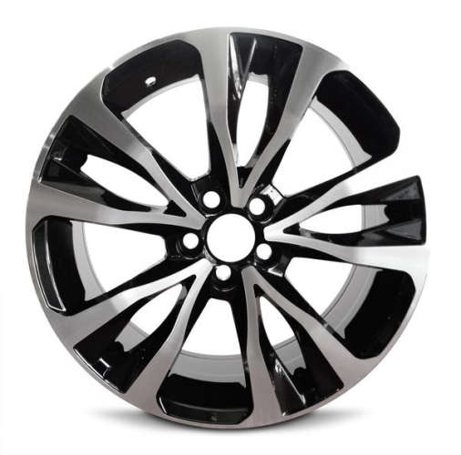 Road Ready RRW-75208 Black with Machined Spoke Edges