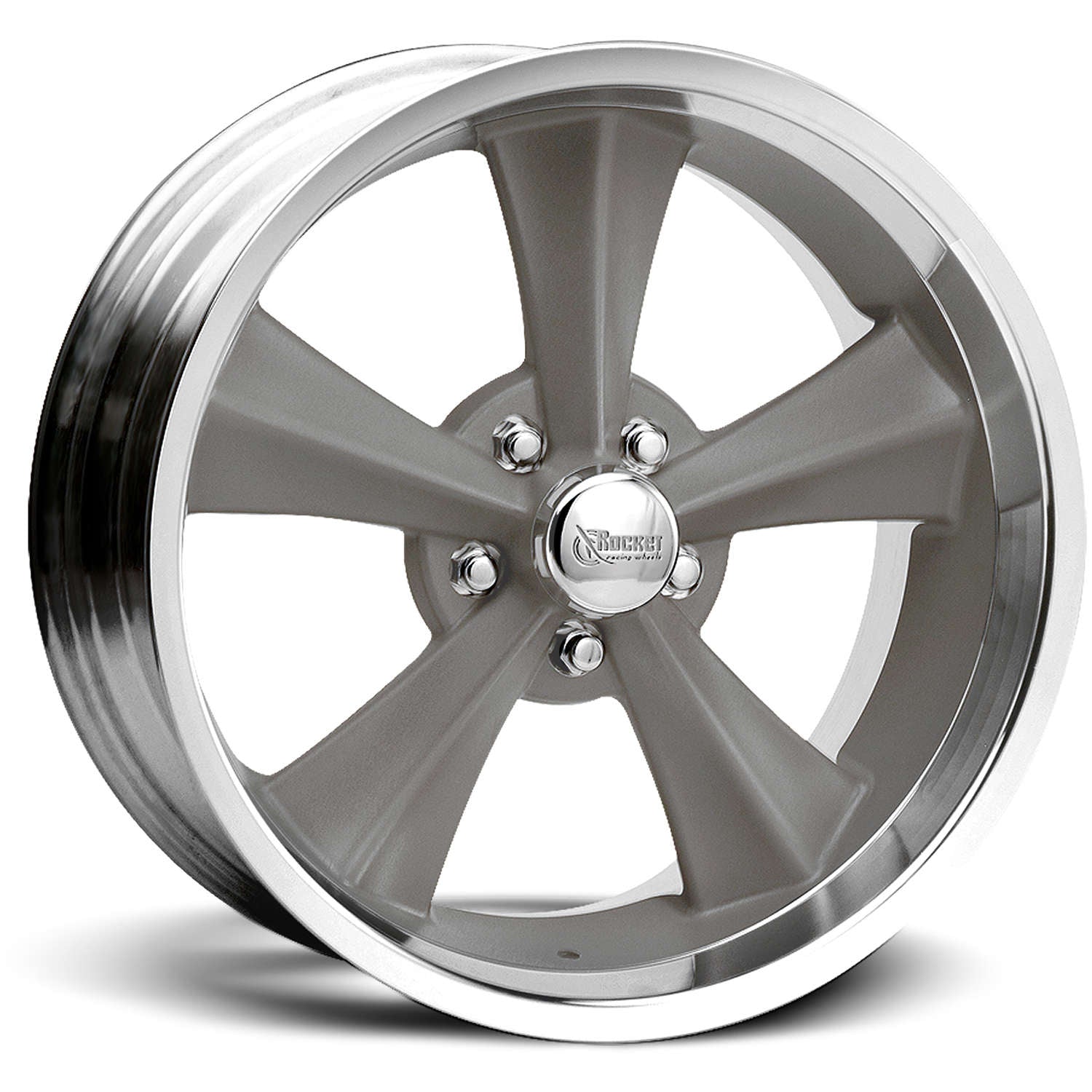 Rocket Racing Booster Gray with a Machined Lip