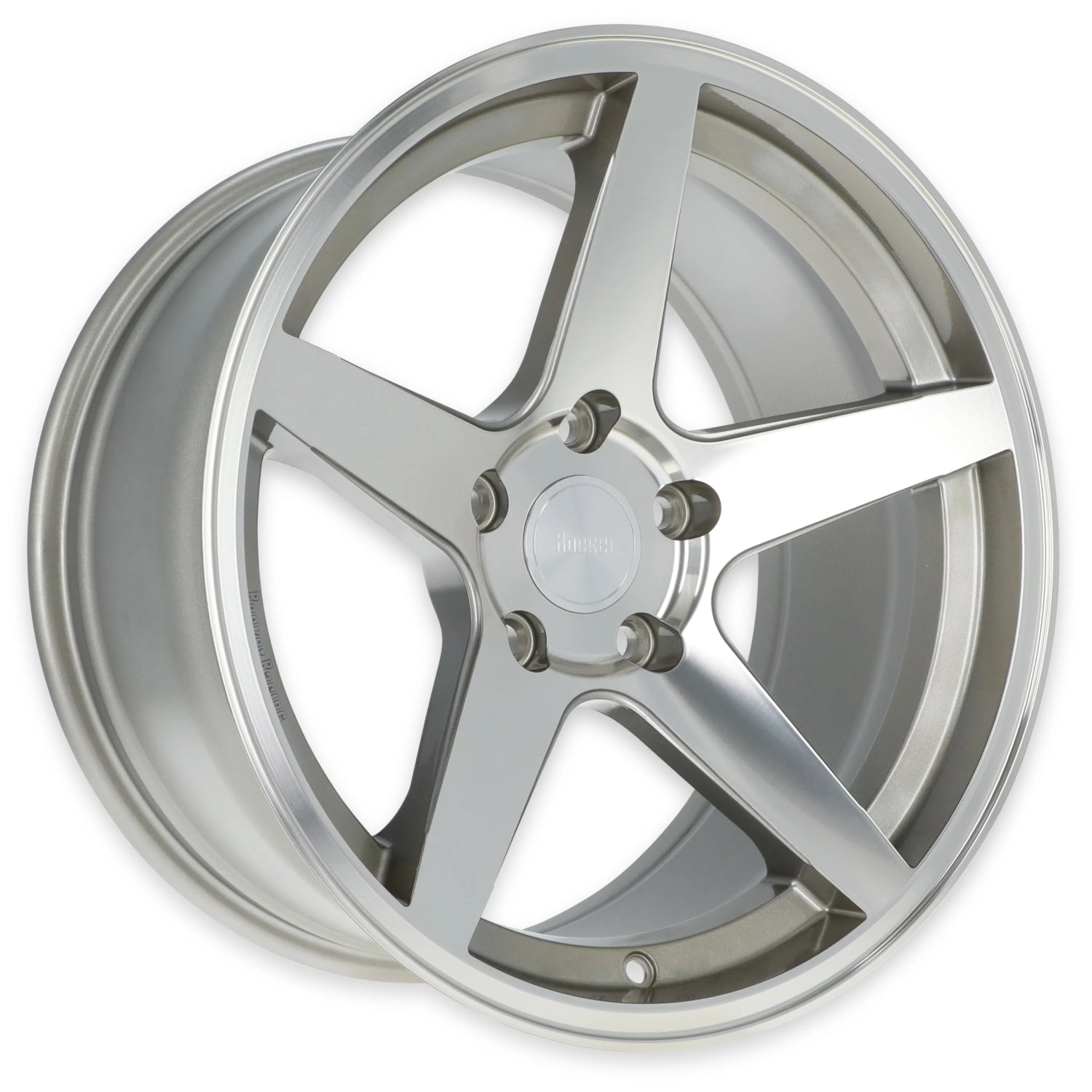 Rocket Racing Flare Titanium Gray with Machined Spoke Faces Wheel