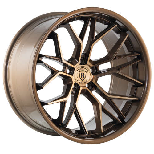 Rohana RFC3 Gloss Bronze with Bronze Machined Spoke  Faces