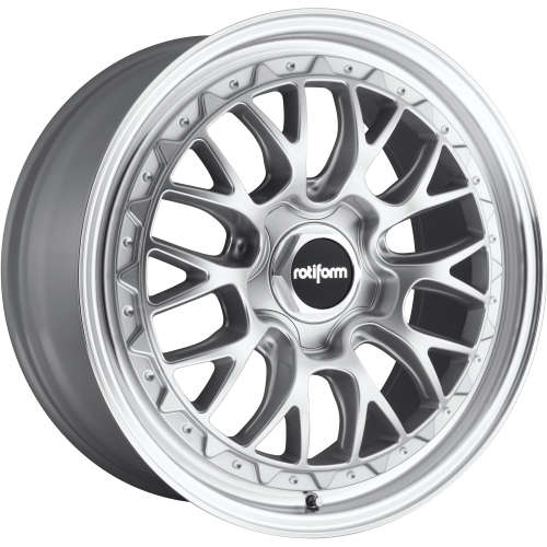 Rotiform LSR Silver with a Machined Lip