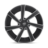 DUB 1PC S133 DIRECTA 22x9.5 +15 Matte Black Milled