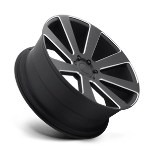 DUB 1PC 8 Ball 24x10 +20 Black with Milled Spoke Window Edges