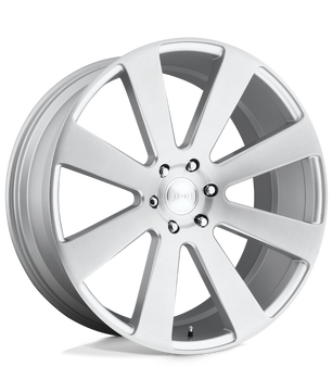 Dub 1Pc S213 8-Ball Gloss Silver Brushed