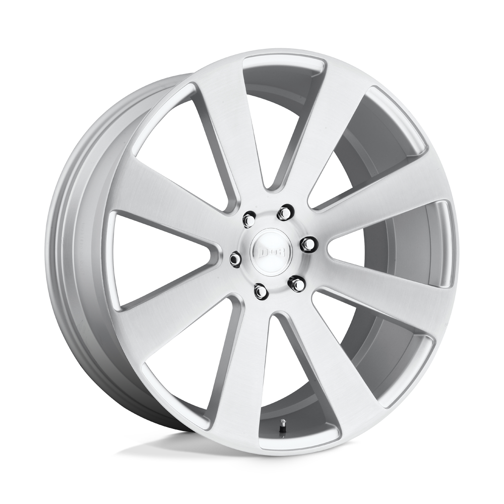 DUB 1PC 8 Ball Silver wheel