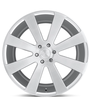 DUB 1PC S213 8-BALL 24x10 +30 Gloss Silver Brushed