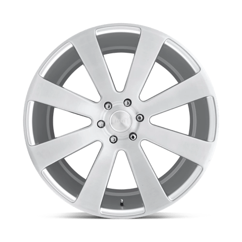 DUB 1PC S213 8-BALL 24x10 +30 Gloss Silver Brushed