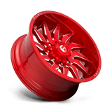 Fuel 1PC D745 SABER 20x9 +1mm Candy Red Milled