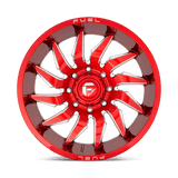 Fuel 1PC D745 SABER 22x12 -44mm Candy Red Milled (8x165.1)