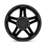 Fuel 1PC D763 SFJ 22x14 -75mm Matte Black (5x127 / 5x139.7)