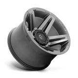Fuel 1PC D764 SFJ 20x12 -44mm Matte Gun Metal