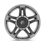 Fuel 1PC D764 SFJ 20x12 -44mm Matte Gun Metal