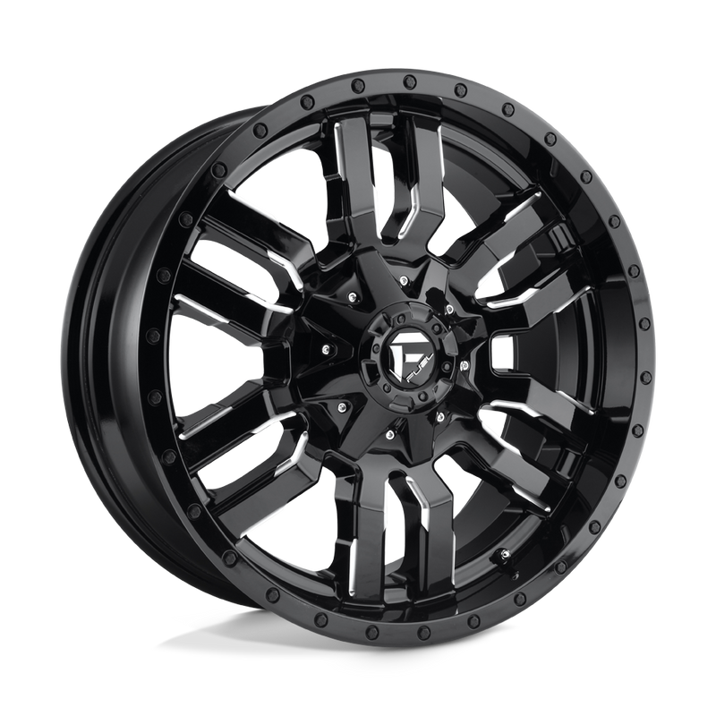 Fuel 1PC D595 SLEDGE Black wheel