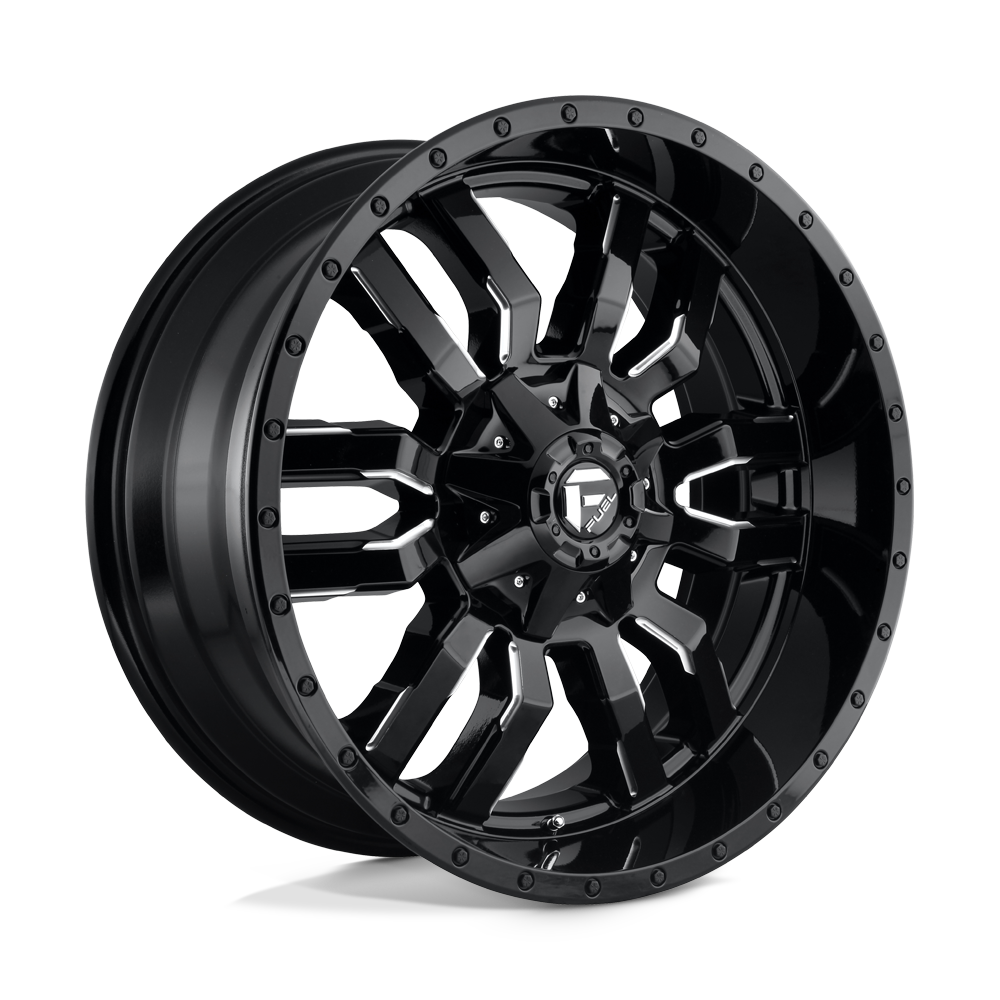 Fuel 1Pc D595 Sledge Gloss Black Milled