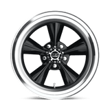 US Mag U107 Standard 15x7 Gloss Black premium aftermarket wheel negative offset