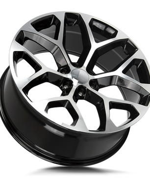 Strada OE Replica Snowflake R176 Gloss Black Machined