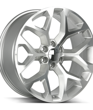 Strada OE Replica Snowflake R176 Silver Machined