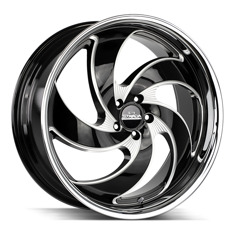 Strada Retro 5 C05 Black Milled wheel