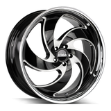 Strada Retro 5 C05 Black Milled wheel