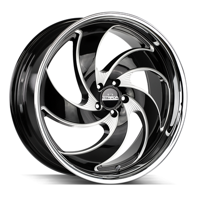 Strada Retro 5 C05 Black Milled wheel