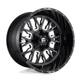 Fuel 1PC D611 STROKE 18x9 +19mm Gloss Black Milled