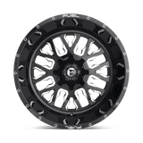 Fuel 1PC D611 STROKE 20x9 +1mm Gloss Black Milled (5x114.3 / 5x127)