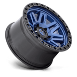 Fuel 1PC D813 SYNDICATE 17x9 -12mm Dark Blue with Black Ring