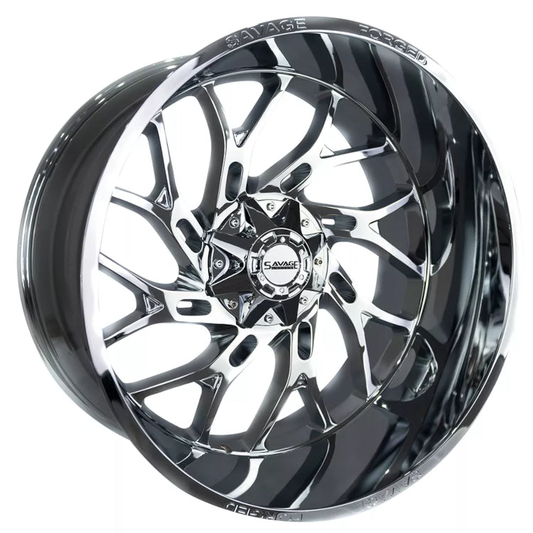 Savage Flow Forged SA873 Chrome Wheel