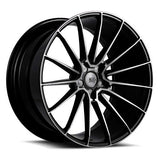 Vision Alpine Black Brushed wheel