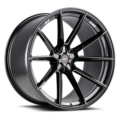 Savini SV-F4 Gloss Black with Milled Spoke Edges