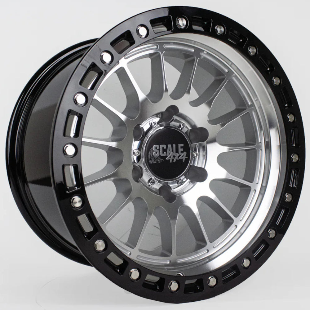 Scale 4x4 S04 Machined with a Simulated Beadlock