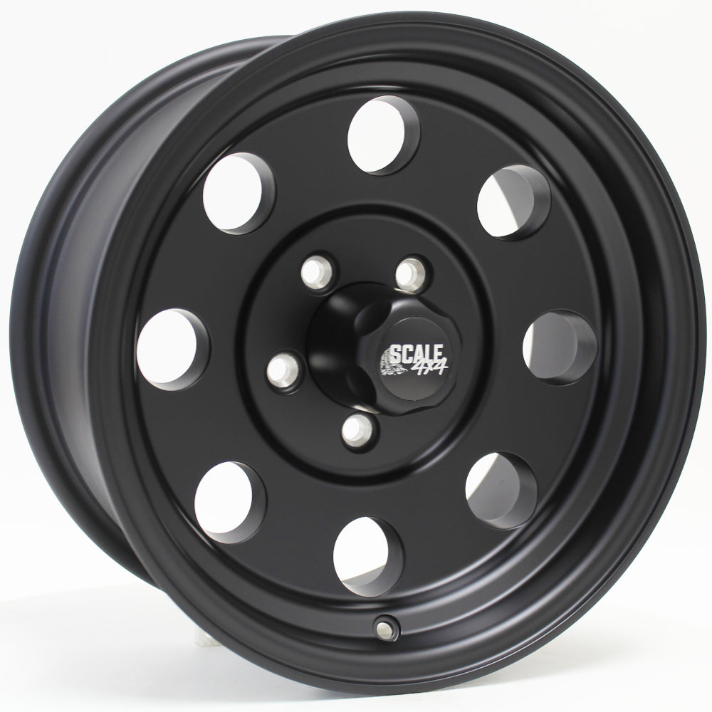Scale 4x4 Sahara Matte Black Wheel