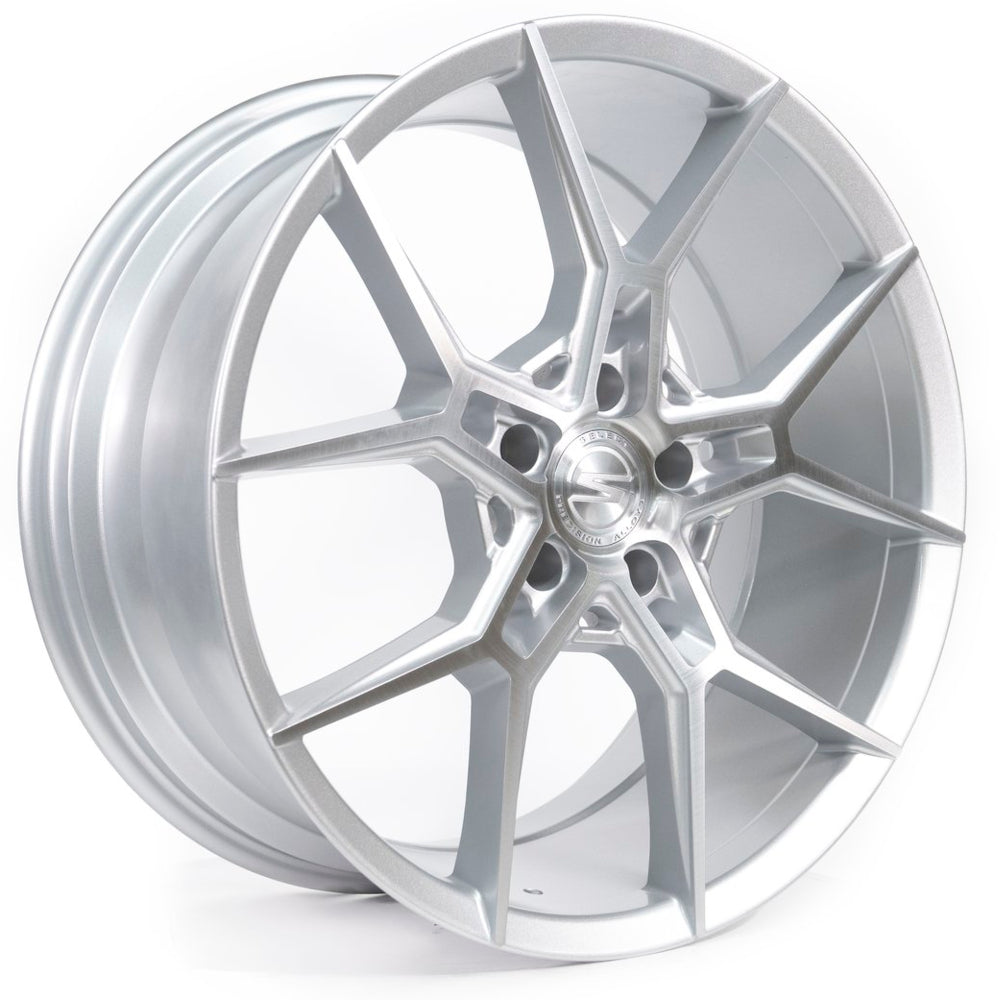Select Alpine Gloss Silver with Brushed Spoke Faces