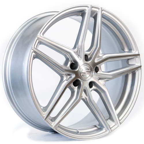 Select Shadow Gloss Silver with Brushed Spoke Faces
