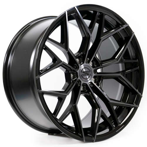 Select Syndicate Gloss Black with Machined Double Dark Tint Faces and Lip