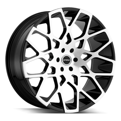 Strada Buca Black Machined wheel